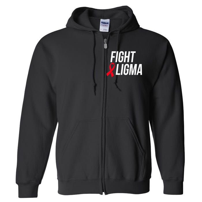 Fight Ligma Funny Meme Full Zip Hoodie