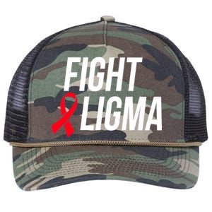 Fight Ligma Funny Meme Retro Rope Trucker Hat Cap