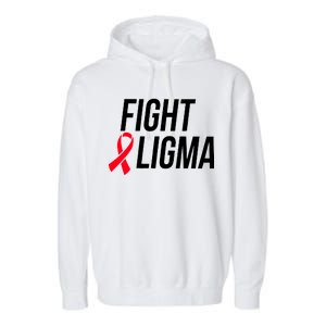 Fight Ligma Funny Meme Garment-Dyed Fleece Hoodie