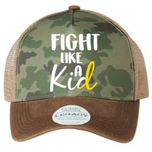 Fight Like A Kid Childhood Cancer Gold Ribbon Legacy Tie Dye Trucker Hat