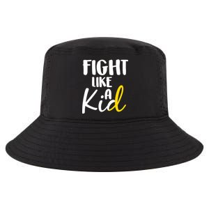 Fight Like A Kid Childhood Cancer Gold Ribbon Cool Comfort Performance Bucket Hat