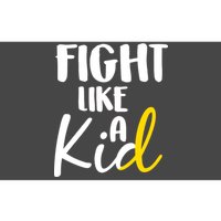 Fight Like A Kid Childhood Cancer Gold Ribbon Bumper Sticker