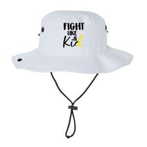 Fight Like A Kid Childhood Cancer Gold Ribbon Legacy Cool Fit Booney Bucket Hat