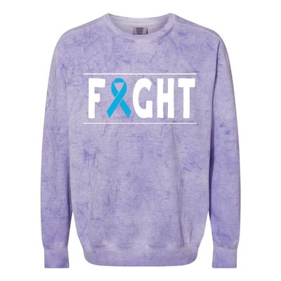 Fight Prostate Cancer Colorblast Crewneck Sweatshirt