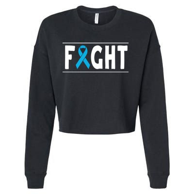 Fight Prostate Cancer Cropped Pullover Crew