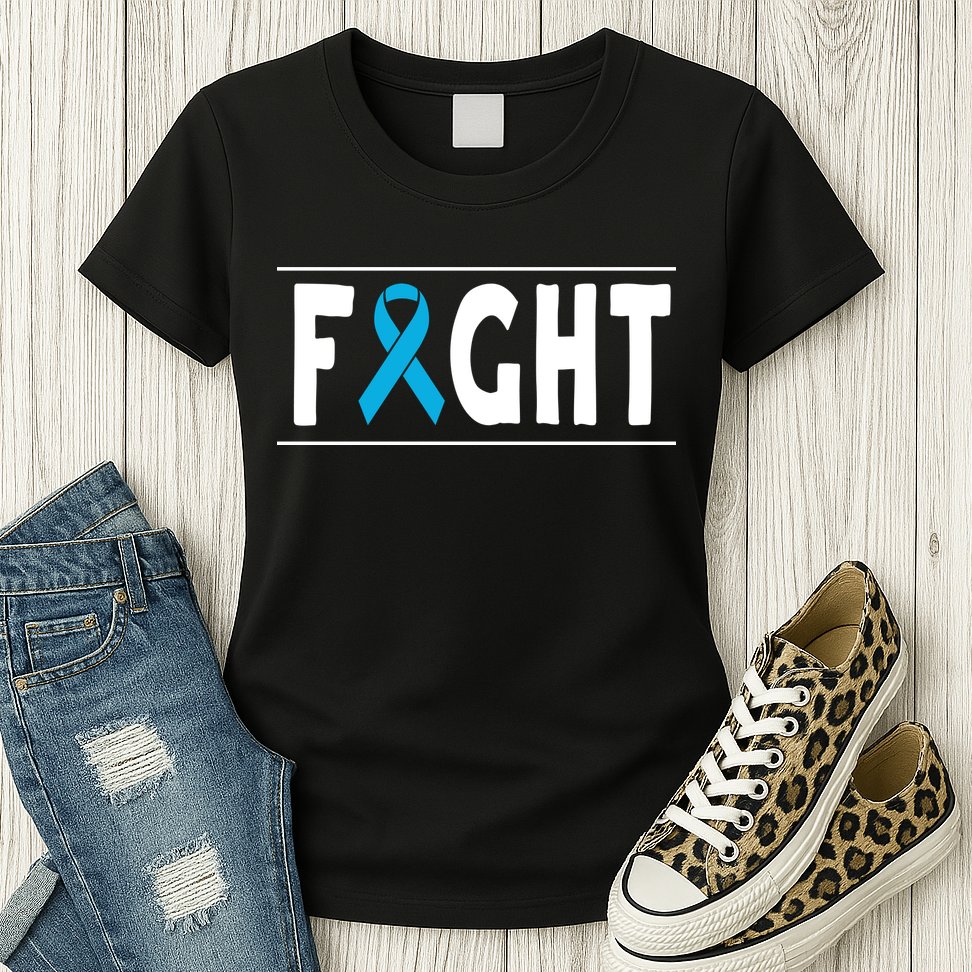 Fight Prostate Cancer Womens T-Shirt