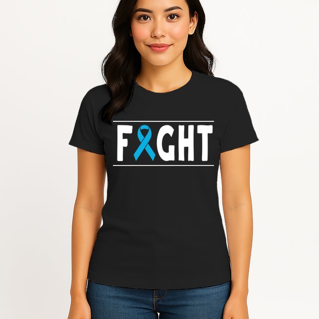 Fight Prostate Cancer Womens T-Shirt