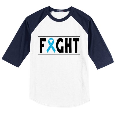 Fight Prostate Cancer Baseball Sleeve Shirt