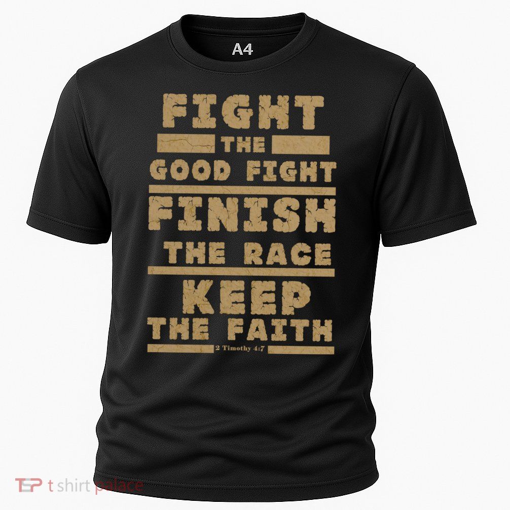 Fight The Good Fight Christian Faith Cooling Performance Crew T-Shirt