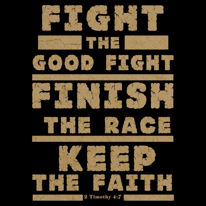 Fight The Good Fight Christian Faith T-Shirt