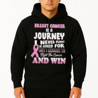 Fight The Journey And Win Breast Cancer Hoodie