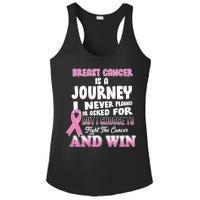 Fight The Journey And Win Breast Cancer Ladies PosiCharge Competitor Racerback Tank