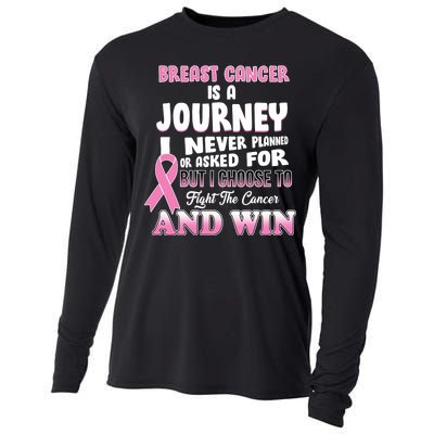 Fight The Journey And Win Breast Cancer Cooling Performance Long Sleeve Crew