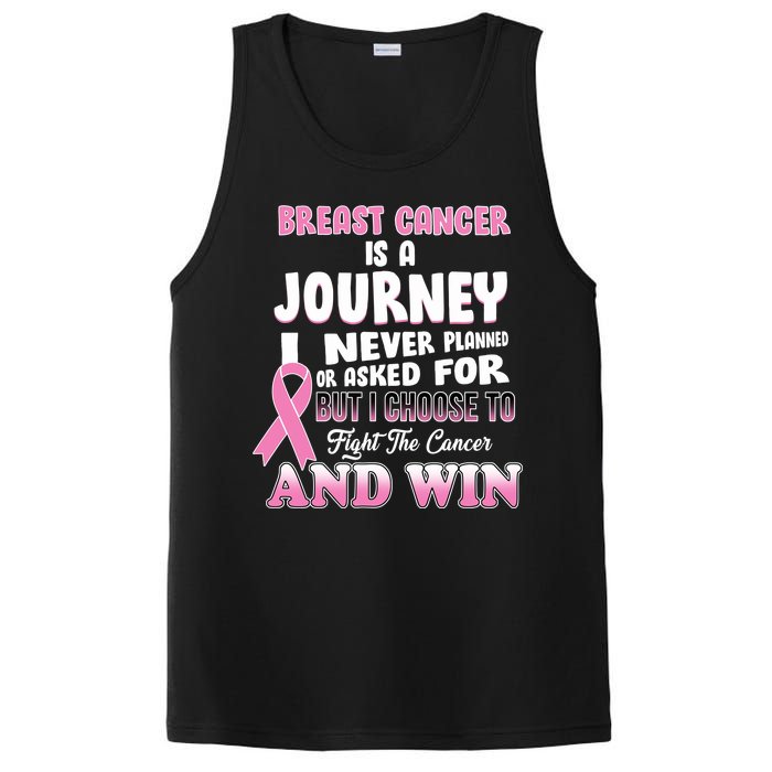 Fight The Journey And Win Breast Cancer PosiCharge Competitor Tank