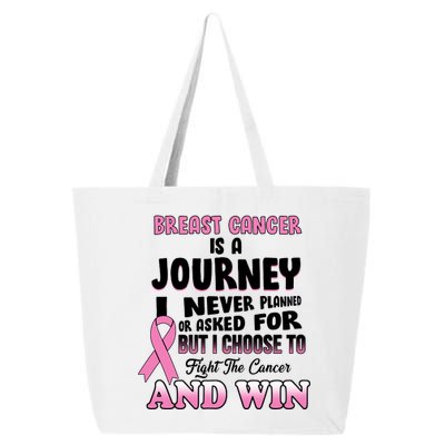 Fight The Journey And Win Breast Cancer 25L Jumbo Tote