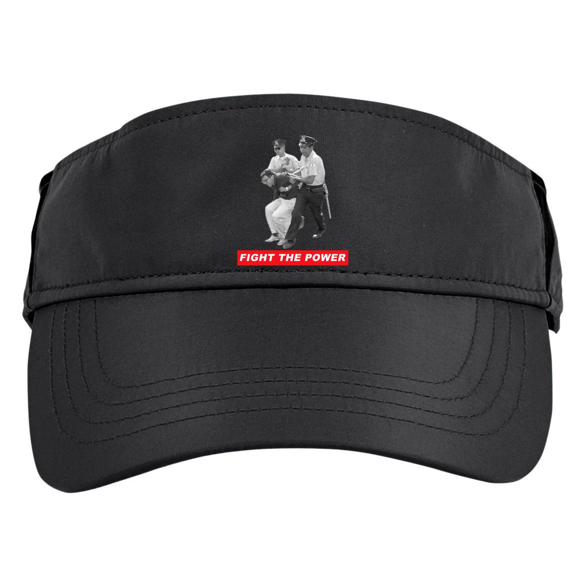 Fight The Power Bernie Arrested Adult Drive Performance Visor