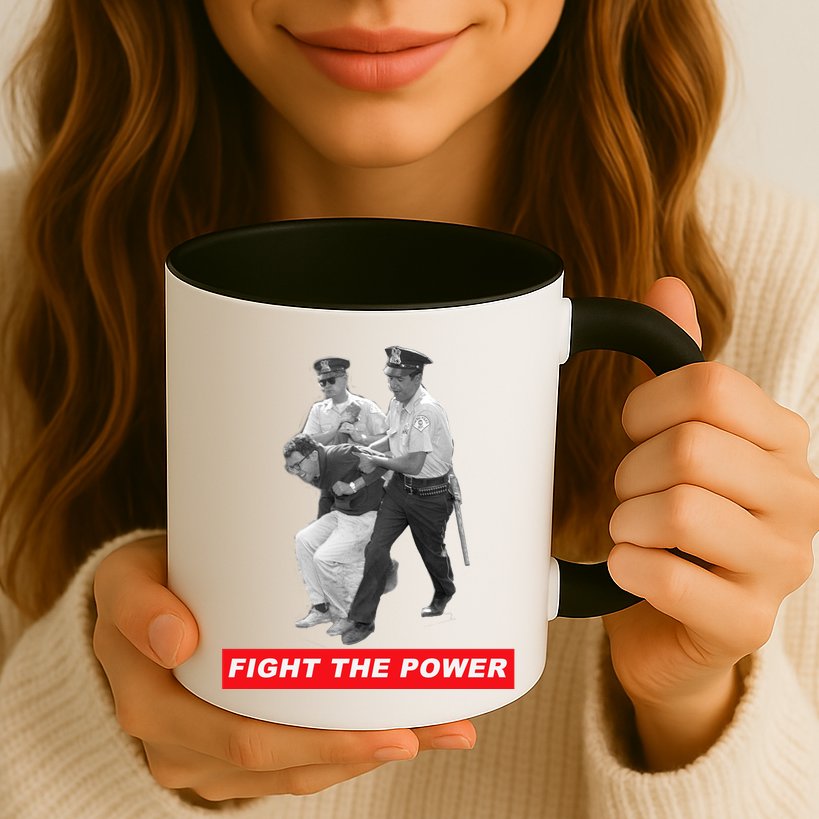 Fight The Power Bernie Arrested Mug