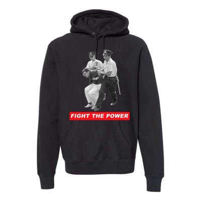 Fight The Power Bernie Arrested Premium Hoodie