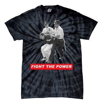 Fight The Power Bernie Arrested Tie-Dye T-Shirt