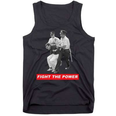 Fight The Power Bernie Arrested Tank Top