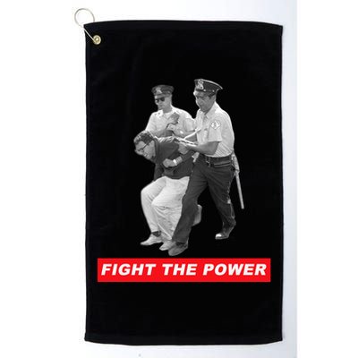 Fight The Power Bernie Arrested Golf Towel