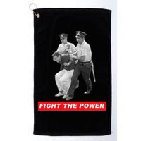 Fight The Power Bernie Arrested Golf Towel
