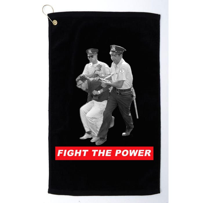 Fight The Power Bernie Arrested Golf Towel