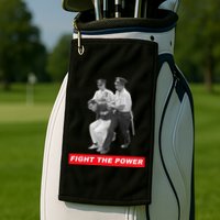 Fight The Power Bernie Arrested Golf Towel