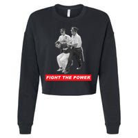 Fight The Power Bernie Arrested Cropped Pullover Crew