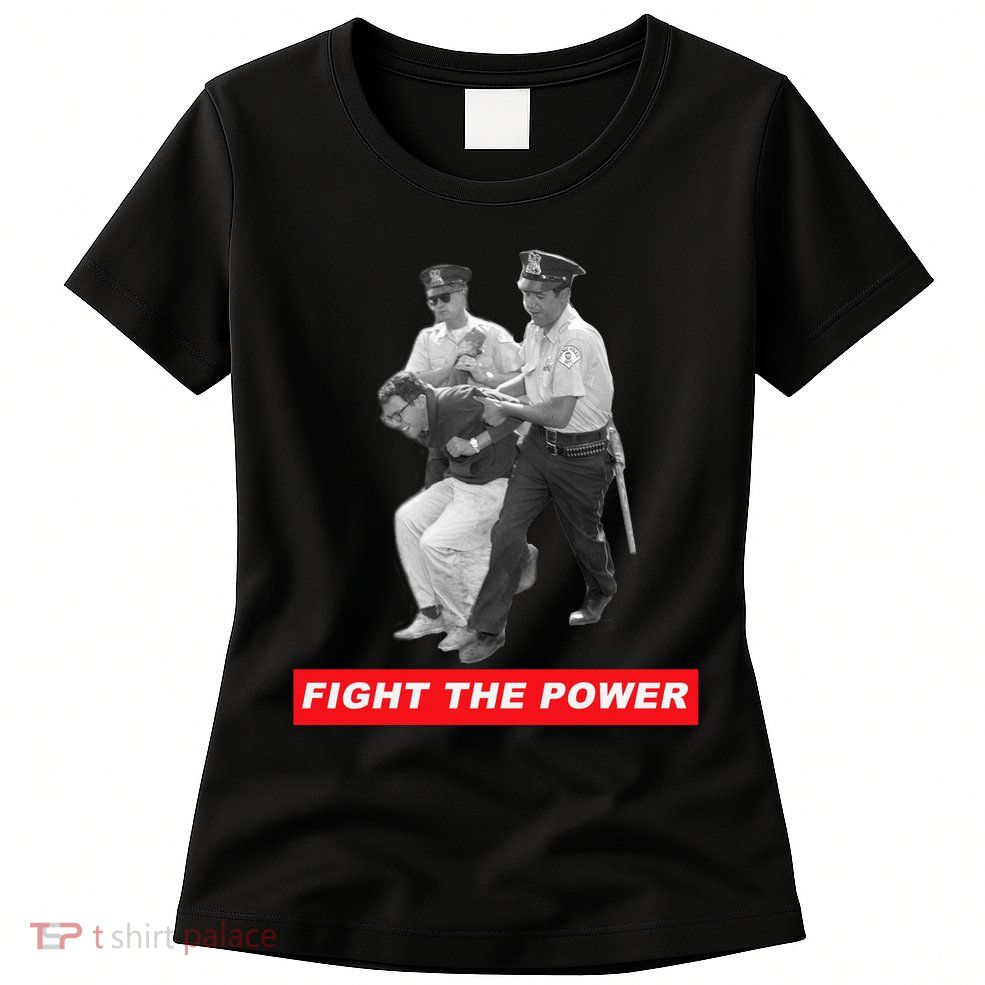 Fight The Power Bernie Arrested Womens T-Shirt