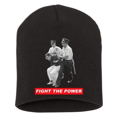 Fight The Power Bernie Arrested Short Acrylic Beanie