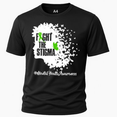 Fight The Stigma Butterflies Mental Health Performance Shirt