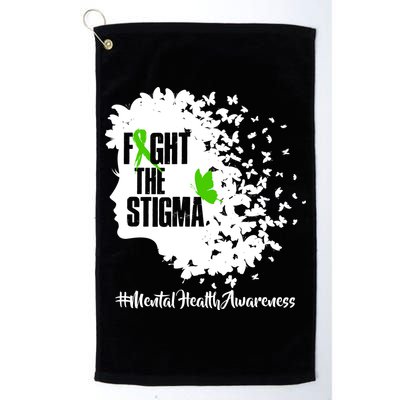 Fight The Stigma Butterflies Mental Health Golf Towel