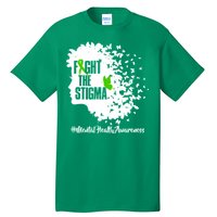 Fight The Stigma Butterflies Mental Health Tall T-Shirt