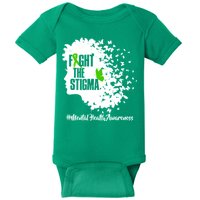 Fight The Stigma Butterflies Mental Health Baby Bodysuit