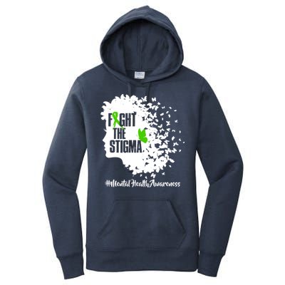 Fight The Stigma Butterflies Mental Health Women's Pullover Hoodie