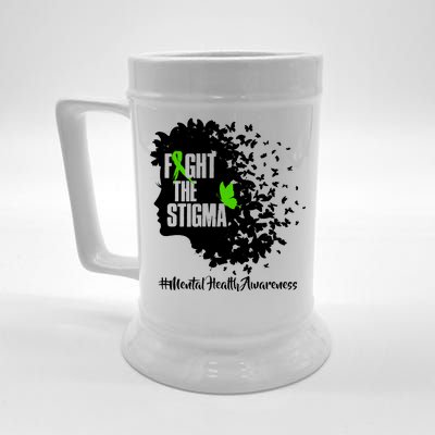 Fight The Stigma Butterflies Mental Health Beer Stein