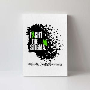 Fight The Stigma Butterflies Mental Health Canvas