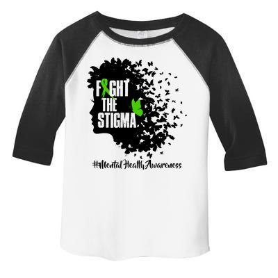 Fight The Stigma Butterflies Mental Health Toddler Fine Jersey T-Shirt