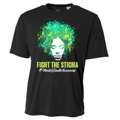 Fight The Stigma Mental Health Awareness Butterflies Cooling Performance Crew T-Shirt