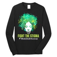 Fight The Stigma Mental Health Awareness Butterflies Long Sleeve Shirt