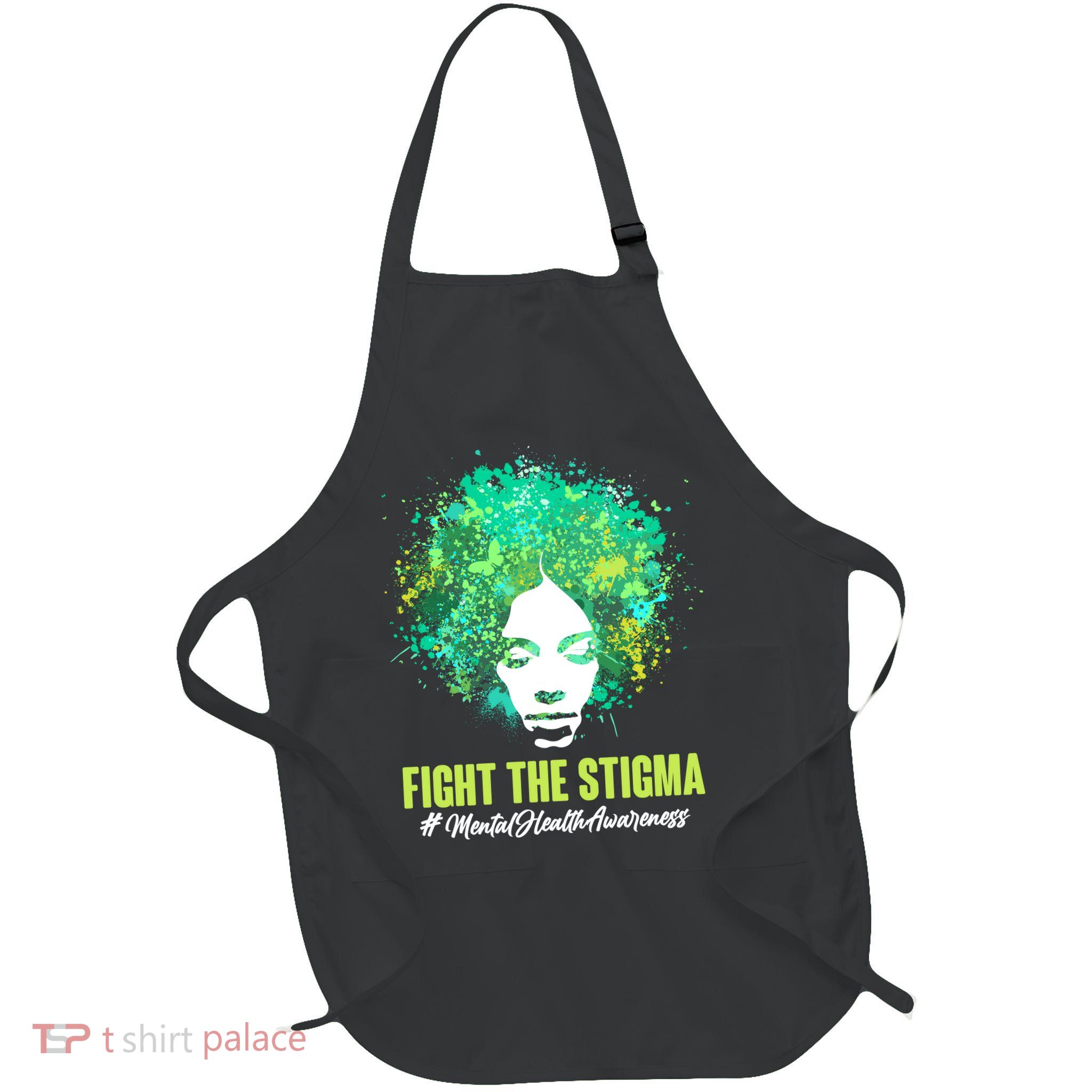 Fight The Stigma Mental Health Awareness Butterflies Apron