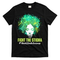 Fight The Stigma Mental Health Awareness Butterflies T-Shirt