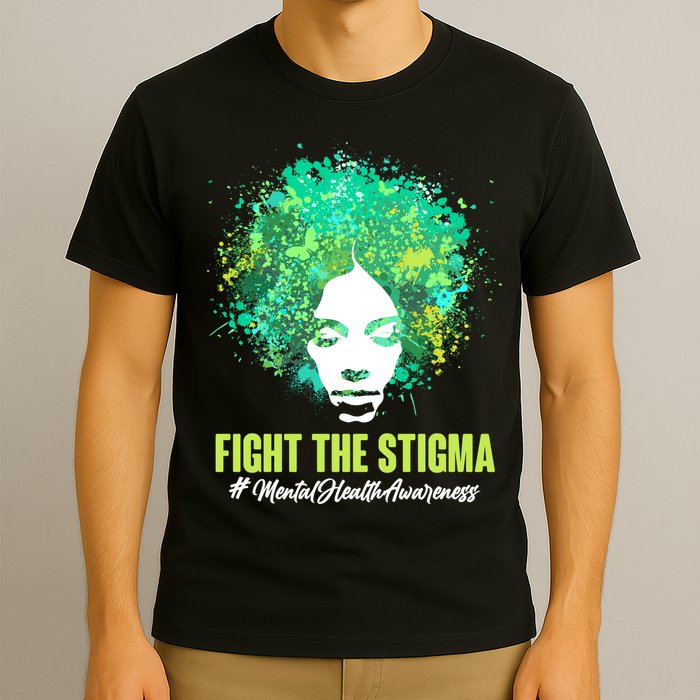Fight The Stigma Mental Health Awareness Butterflies T-Shirt