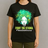 Fight The Stigma Mental Health Awareness Butterflies T-Shirt