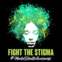 Fight The Stigma Mental Health Awareness Butterflies T-Shirt