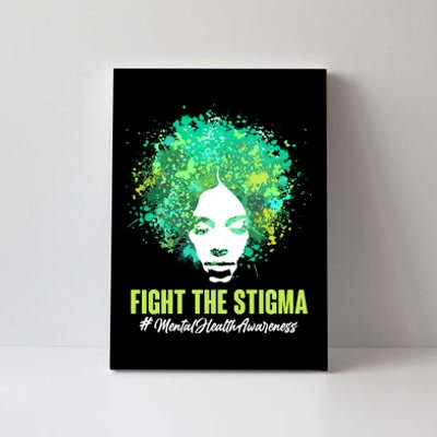 Fight The Stigma Mental Health Awareness Butterflies Canvas