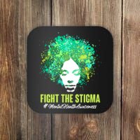 Fight The Stigma Mental Health Awareness Butterflies Coaster