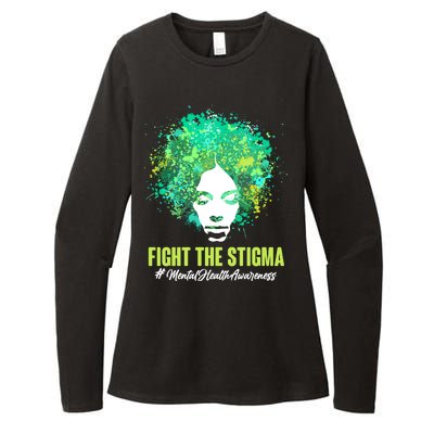 Fight The Stigma Mental Health Awareness Butterflies Womens CVC Long Sleeve Shirt