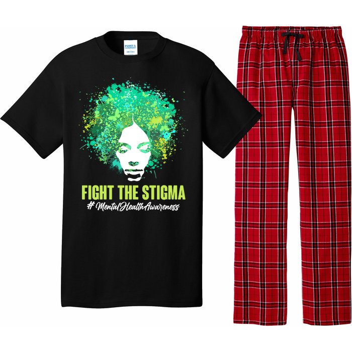 Fight The Stigma Mental Health Awareness Butterflies Pajama Set